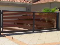 Wooden Automatic Swing Gate